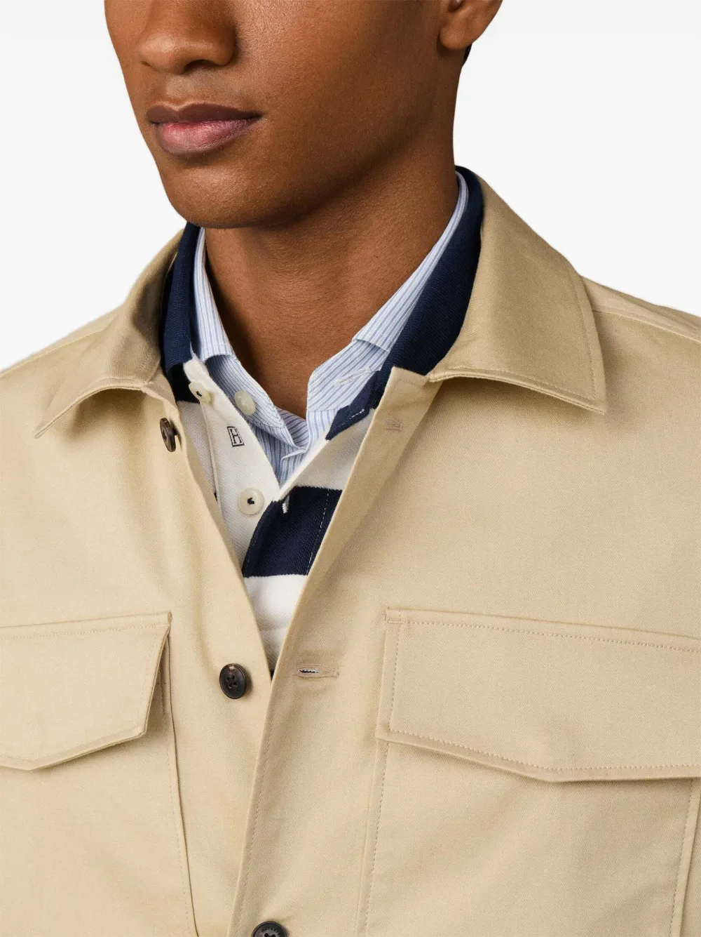 Hackett London Heritage shirtjack Beige