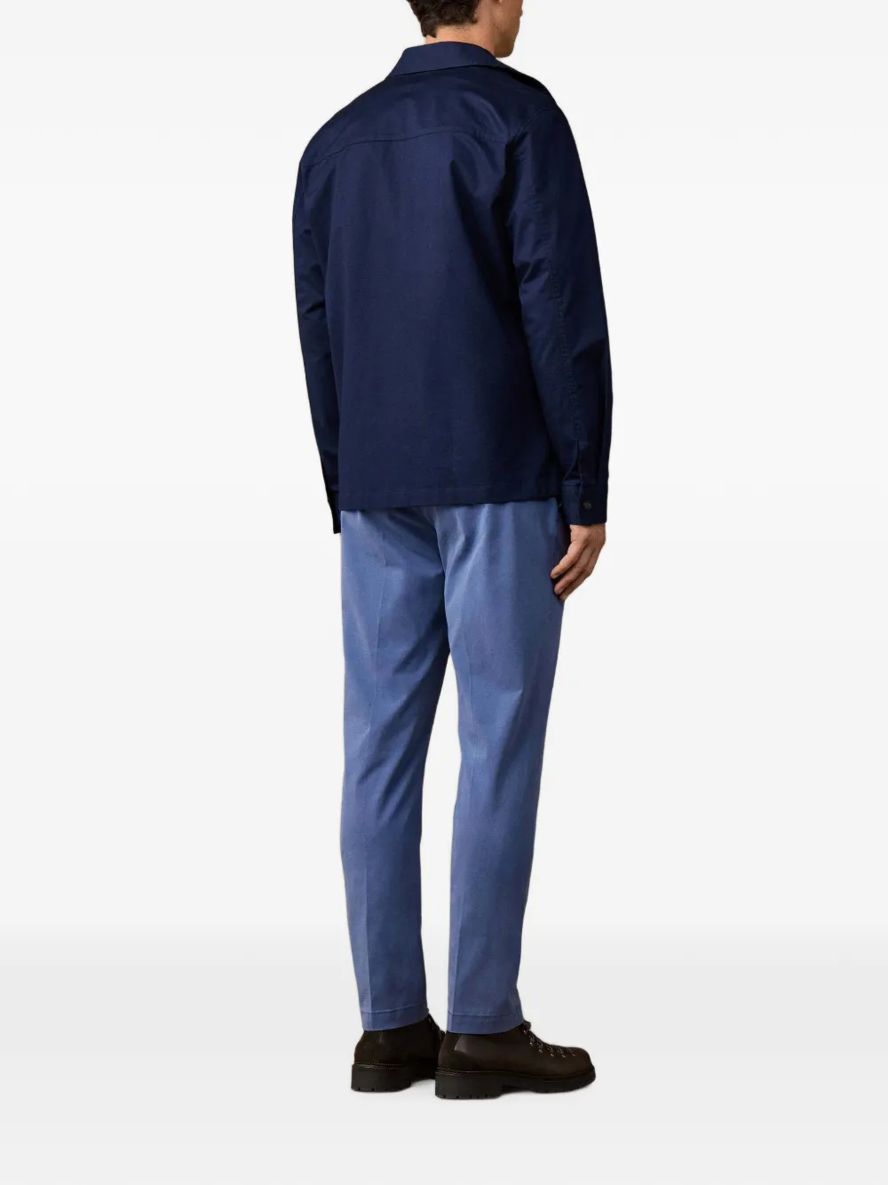 Hackett London Heritage shirtjack Blauw
