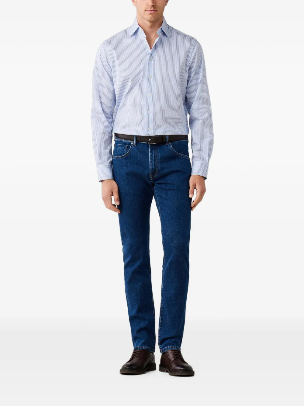 Hackett London Newburg slim-fit jeans Blauw