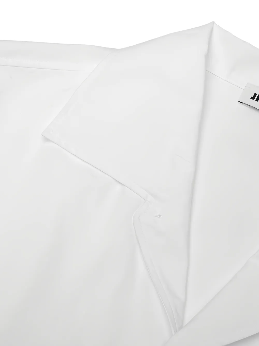Jil Sander Popeline overhemd met korte mouwen Wit