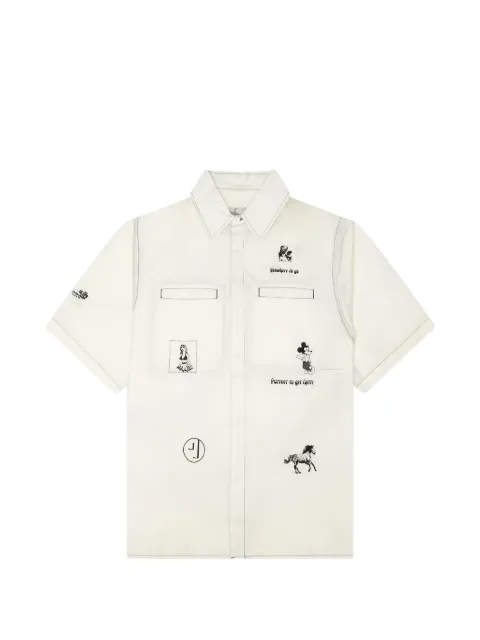 JUNGLES JUNGLES graphic-print short-sleeve shirt