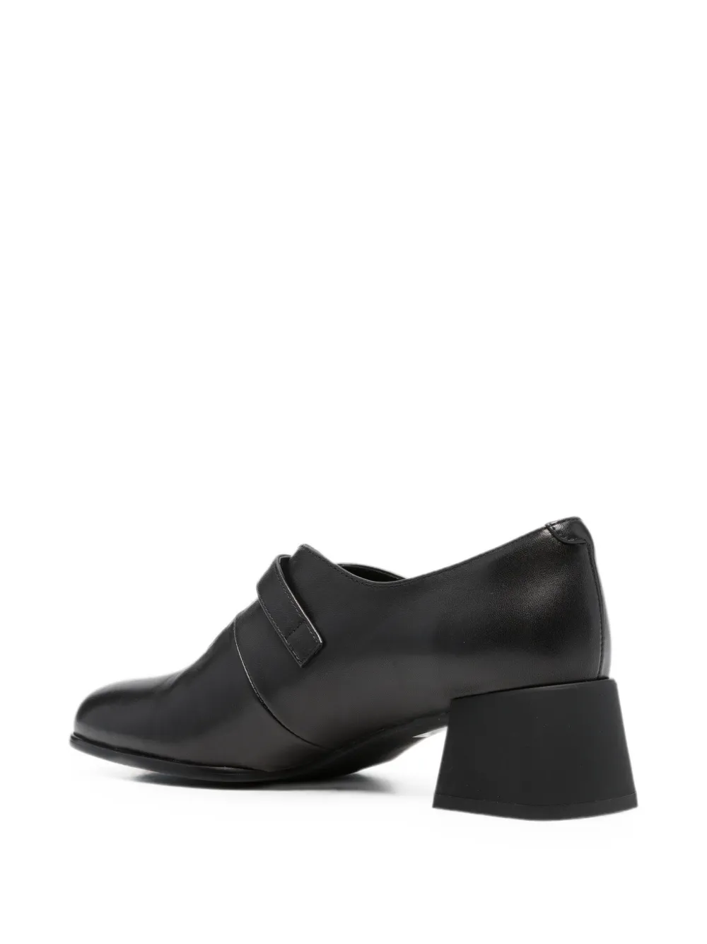 LINDA BAUMANN buckle-fastening block-heel pumps Zwart