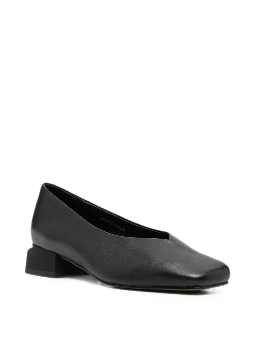 LINDA BAUMANN square-toe block-heel pumps Zwart