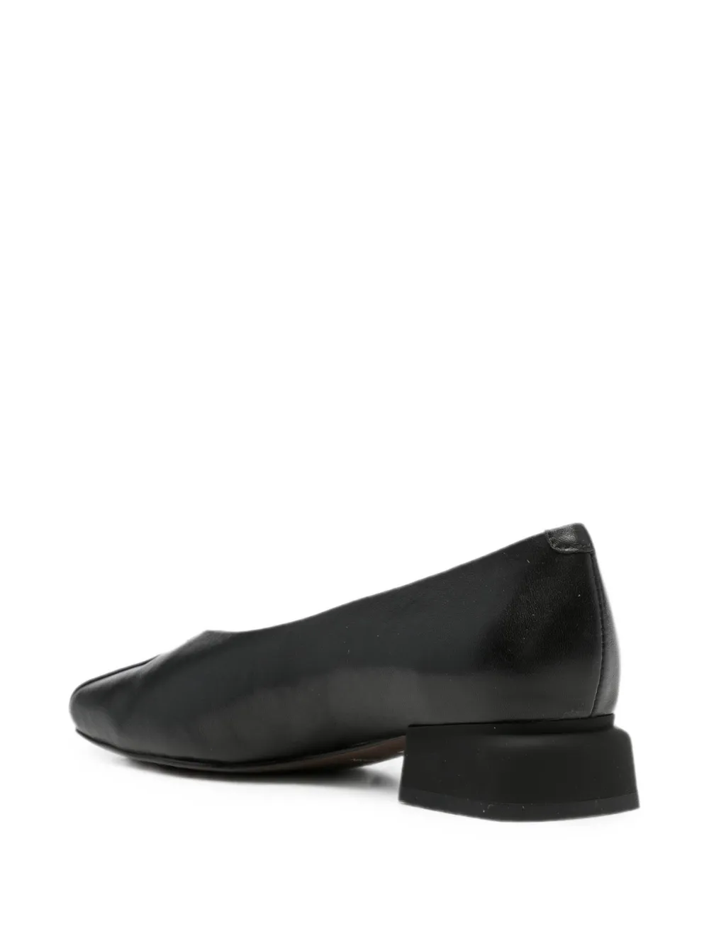 LINDA BAUMANN square-toe block-heel pumps Zwart