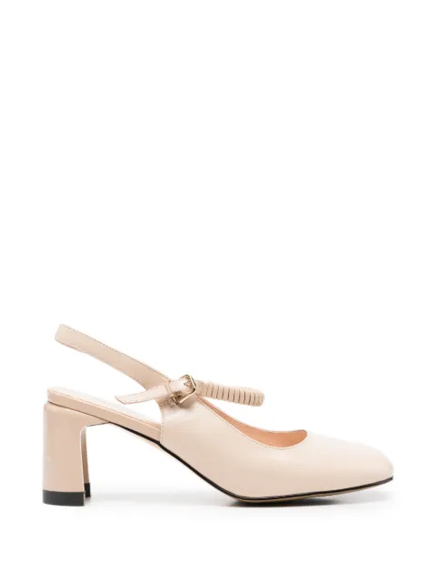 LINDA BAUMANN buckle-fastening slingback pumps