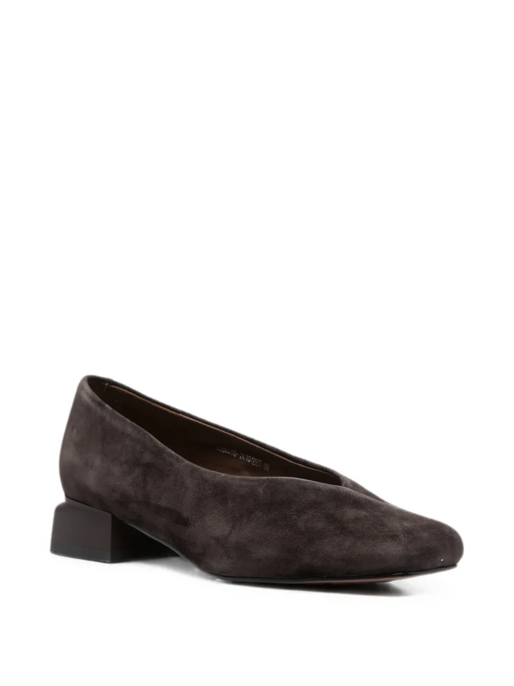 LINDA BAUMANN suede crossover-strap pumps Bruin
