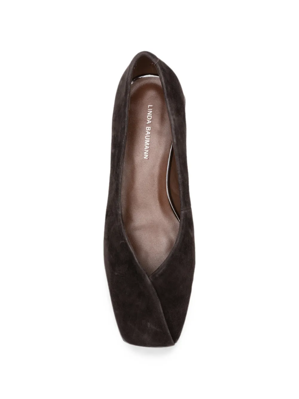 LINDA BAUMANN suede crossover-strap pumps Bruin