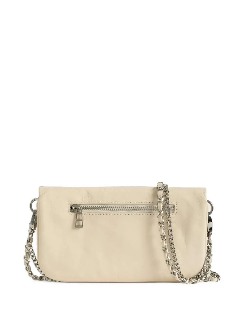 Zadig&Voltaire Rock mini-clutch met tatoeage Beige