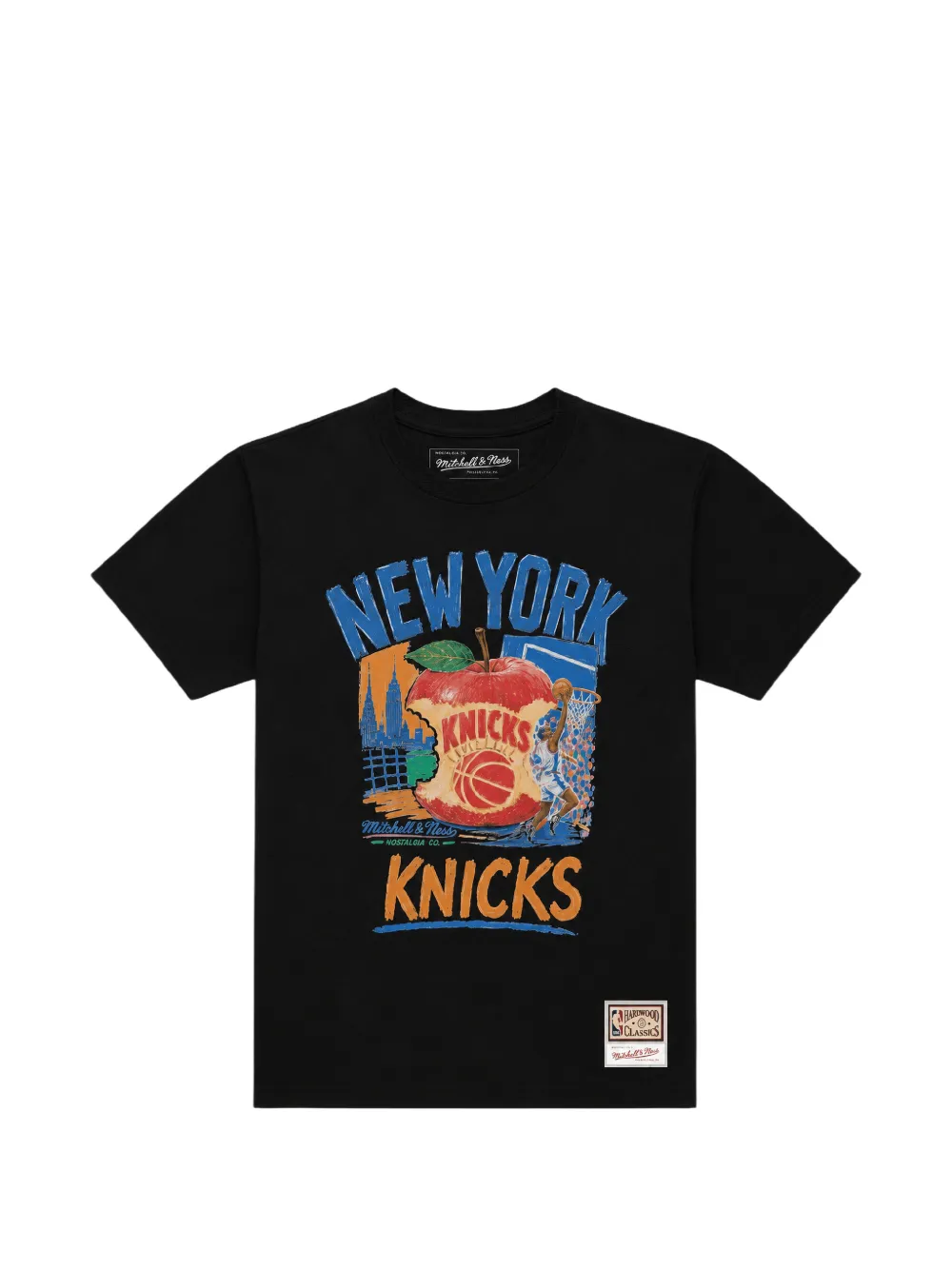 Mitchell & Ness x New York Knicks Concrete Apple T-shirt - Schwarz