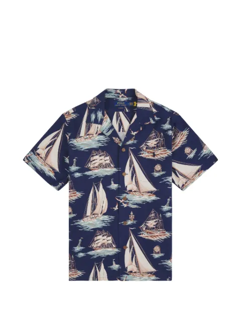 Polo Ralph Lauren Oxford sailboat-print shirt