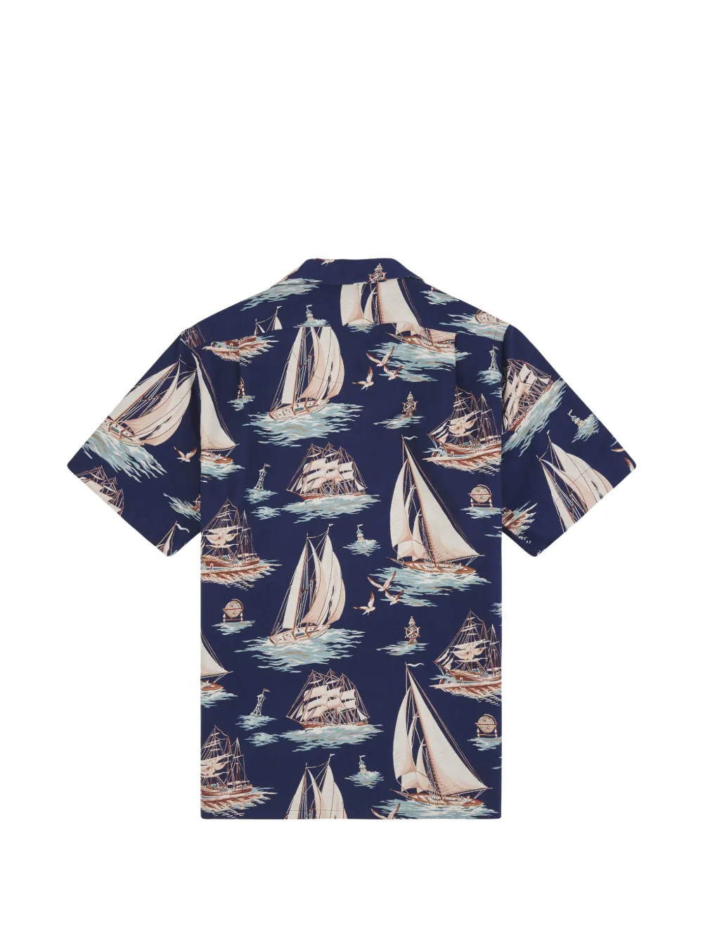 Polo Ralph Lauren Oxford overhemd met zeilboot-print Blauw