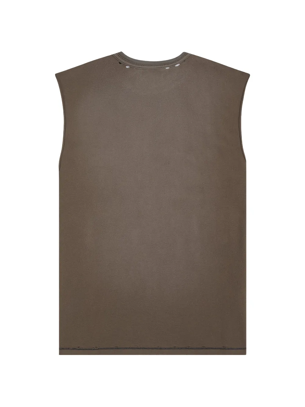 Purple Brand Slab Outline tanktop met logoprint Bruin