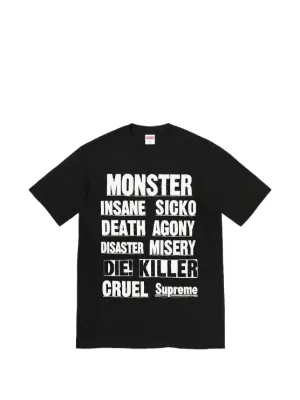 Supreme Supper graphic-print T-shirt | Black | FARFETCH MY