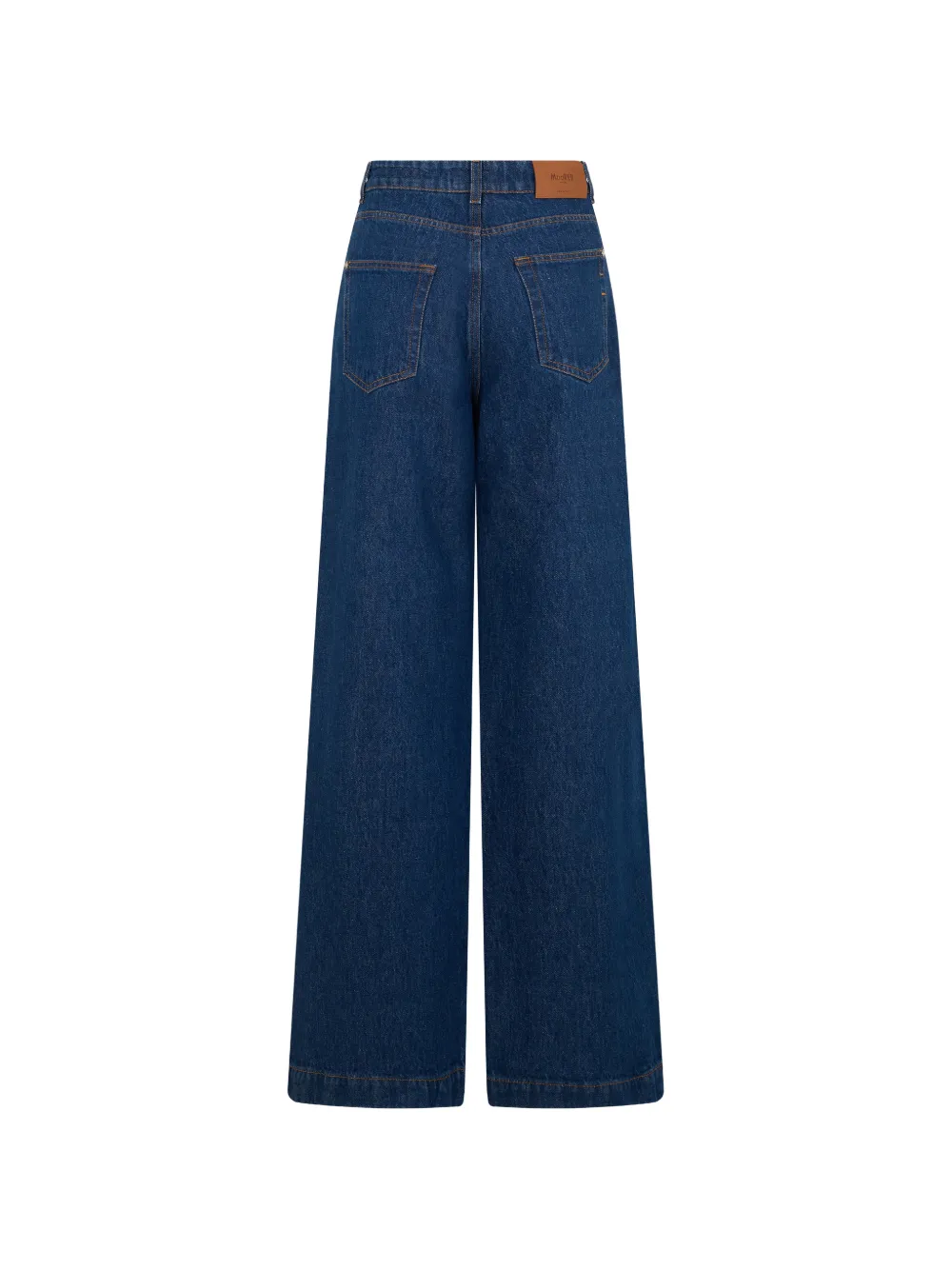 Moorer Jeans met wijde pijpen Blauw
