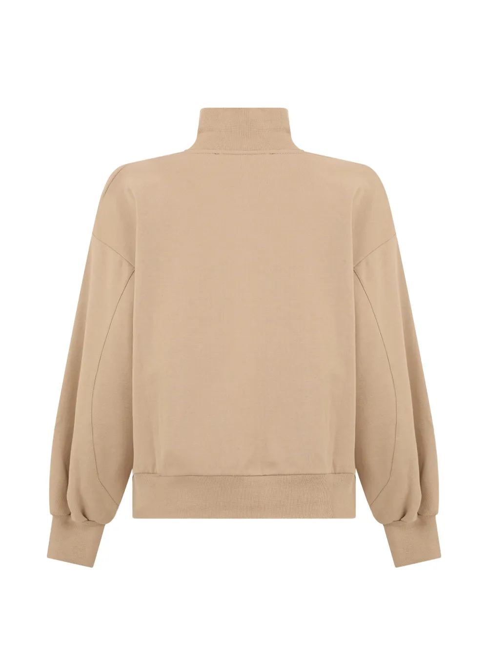 Moorer Sweater met rits Beige