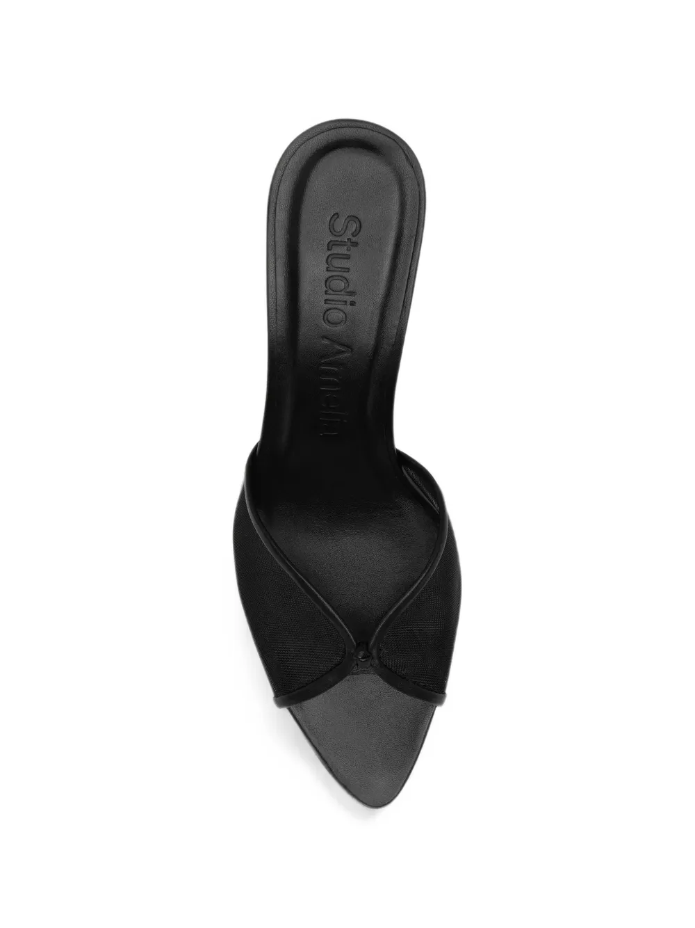 Studio Amelia Jacques sandalen met mesh vlak Zwart