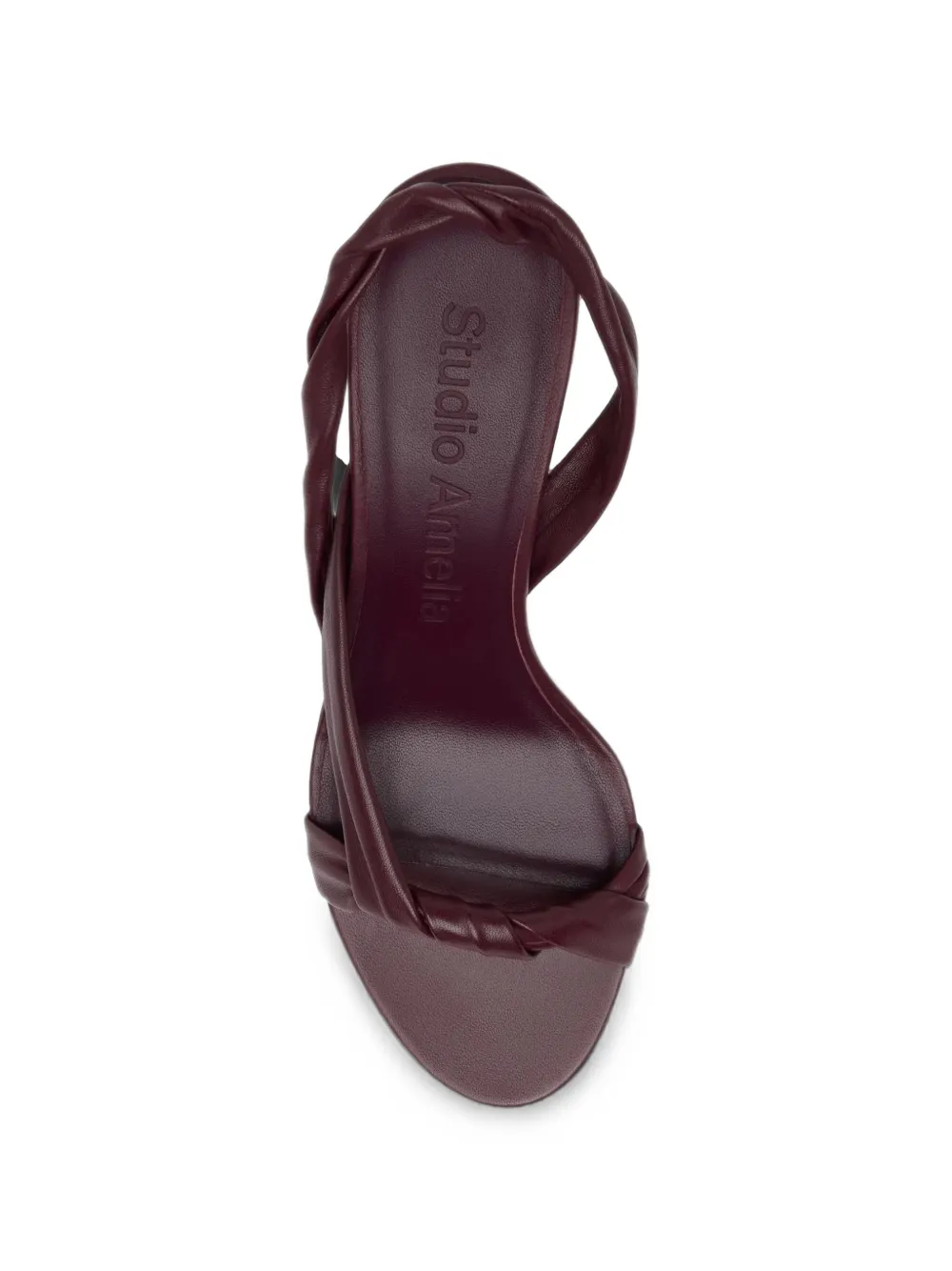 Studio Amelia Siena gevlochten sandalen Rood