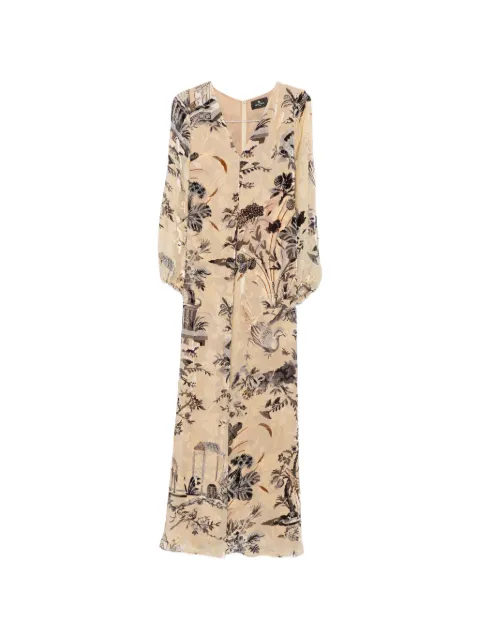 ETRO floral-print maxi dress
