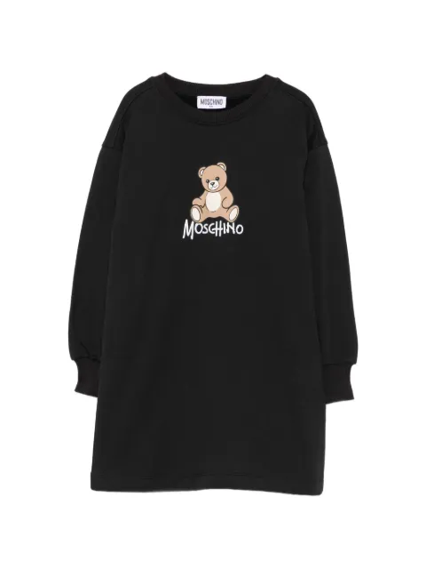 Moschino Kids robe à logo imprimé