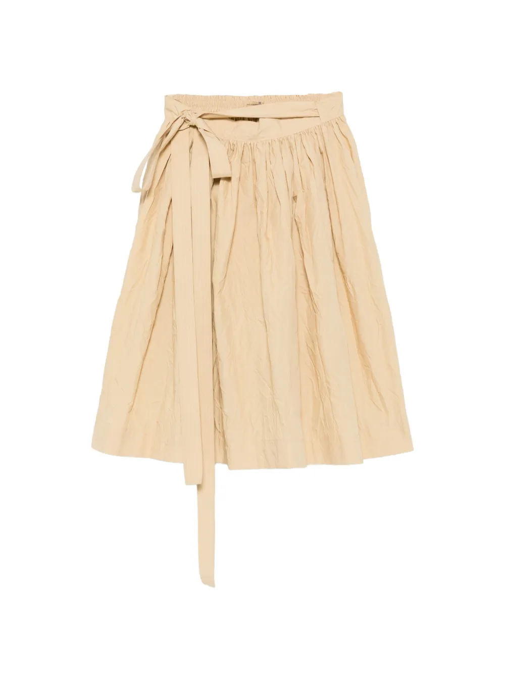 Ermanno Scervino crinkled tie-waist midi skirt - Toni neutri