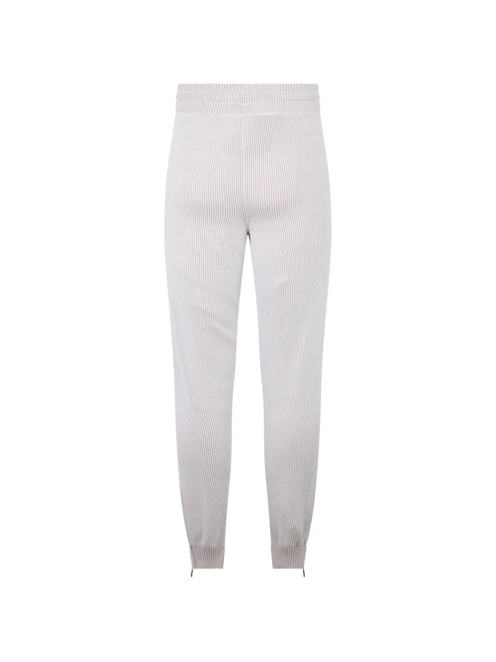 Moorer Ribgebreide trainingsbroek Beige