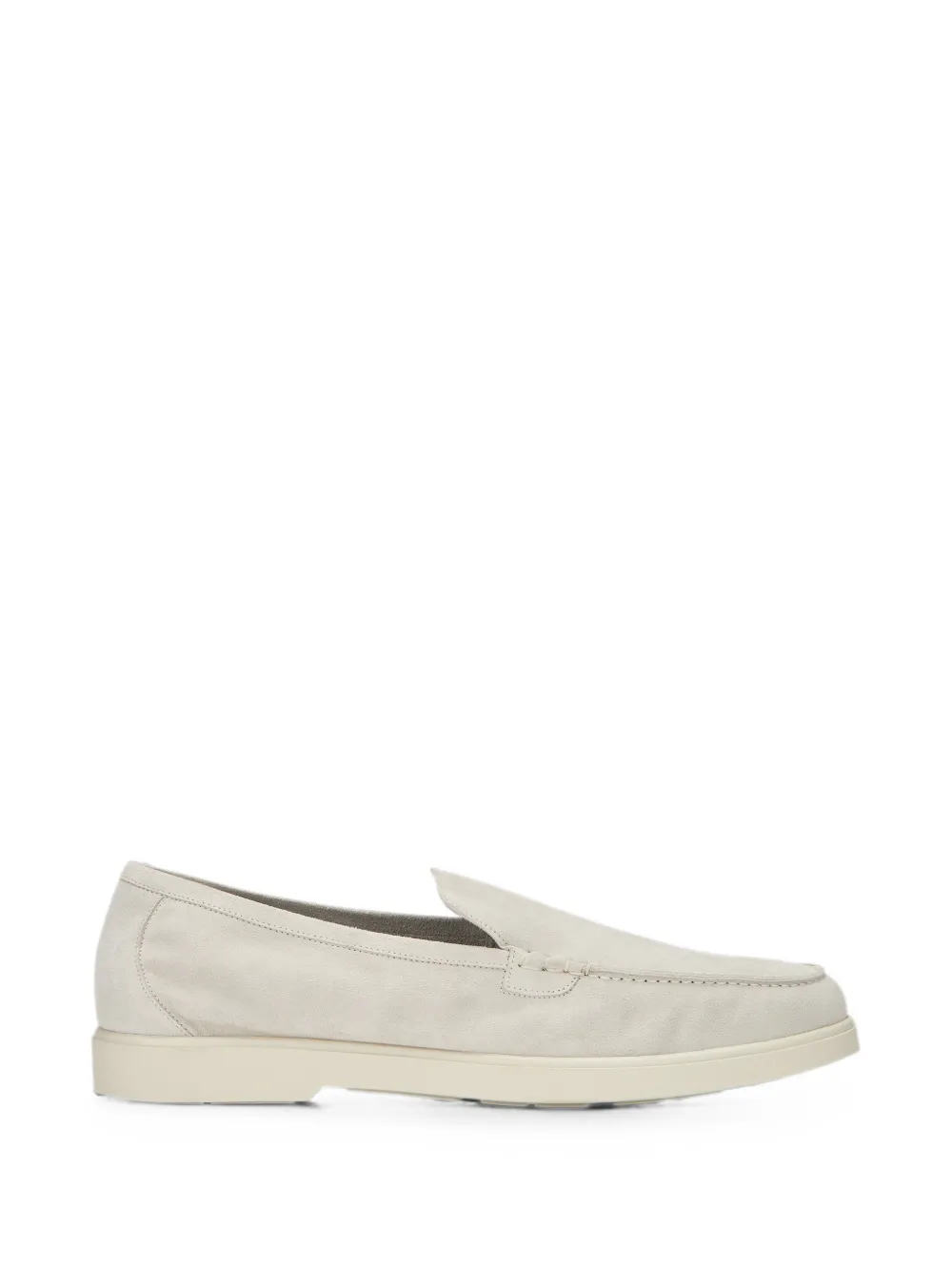 Moorer suede slip-on loafers - Toni neutri