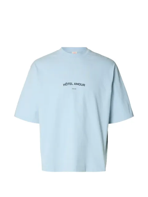 SELECTED x Hotel Amour logo-print T-shirt