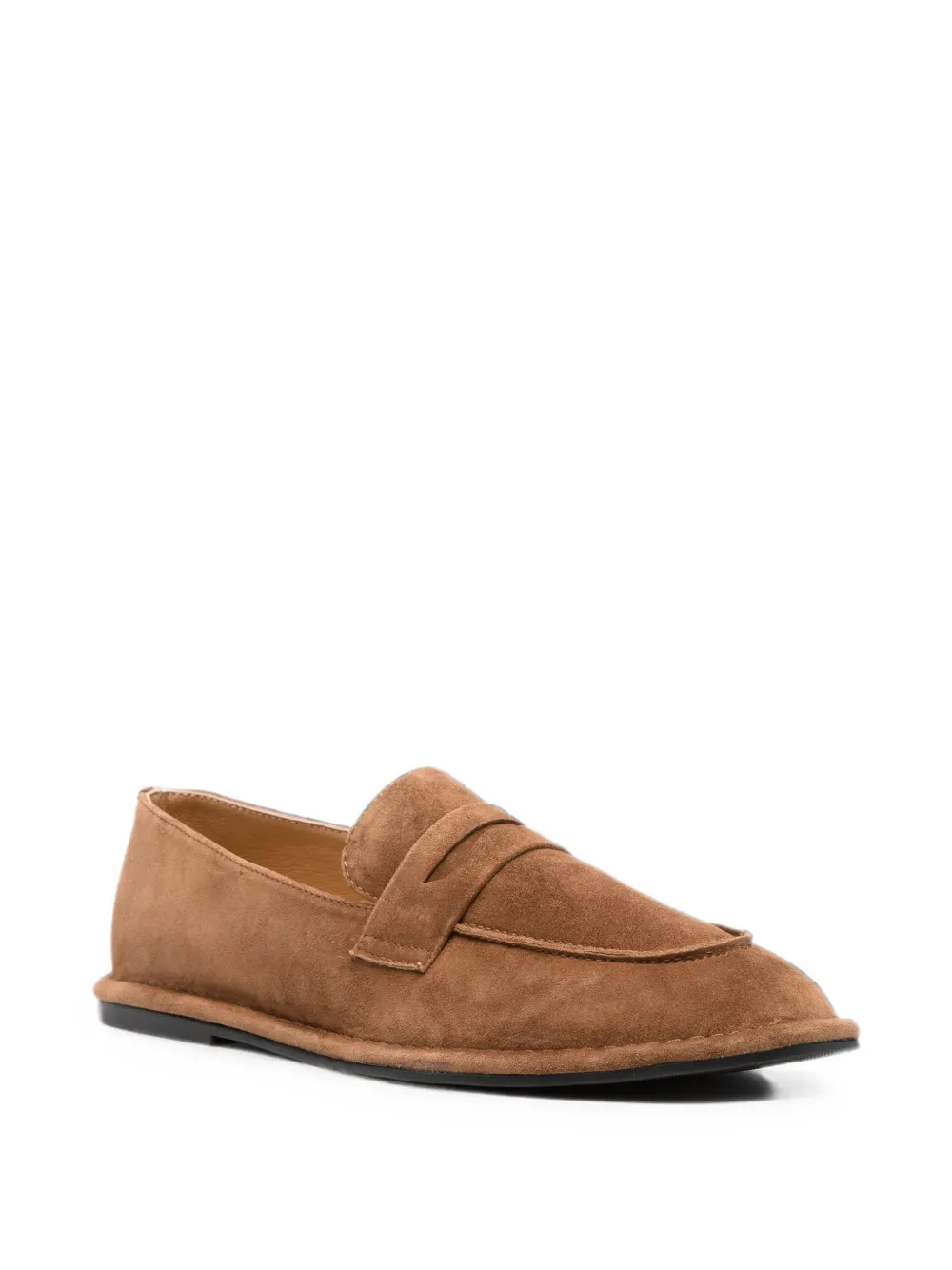 LINDA BAUMANN suede penny loafers Bruin