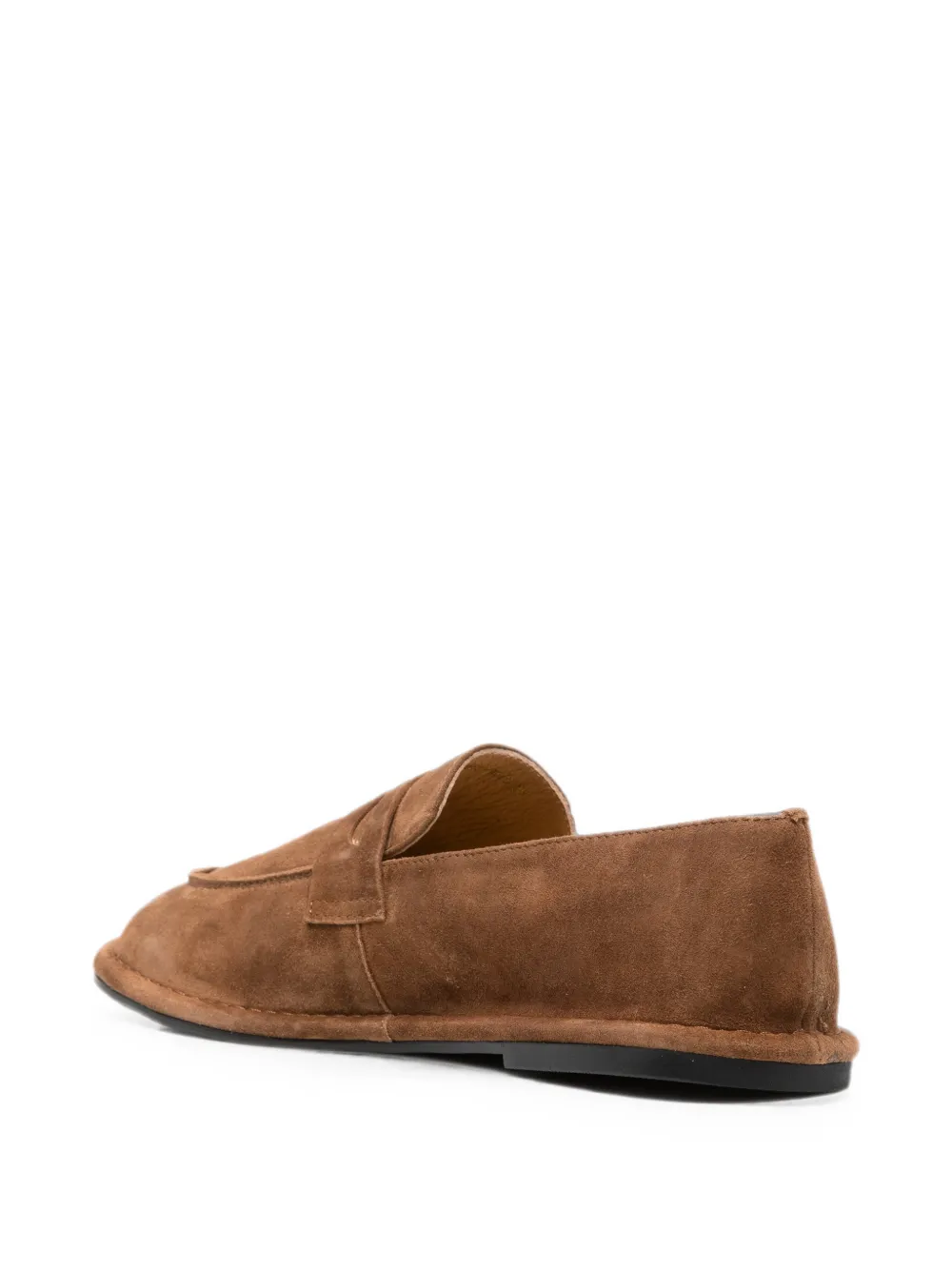 LINDA BAUMANN suede penny loafers Bruin