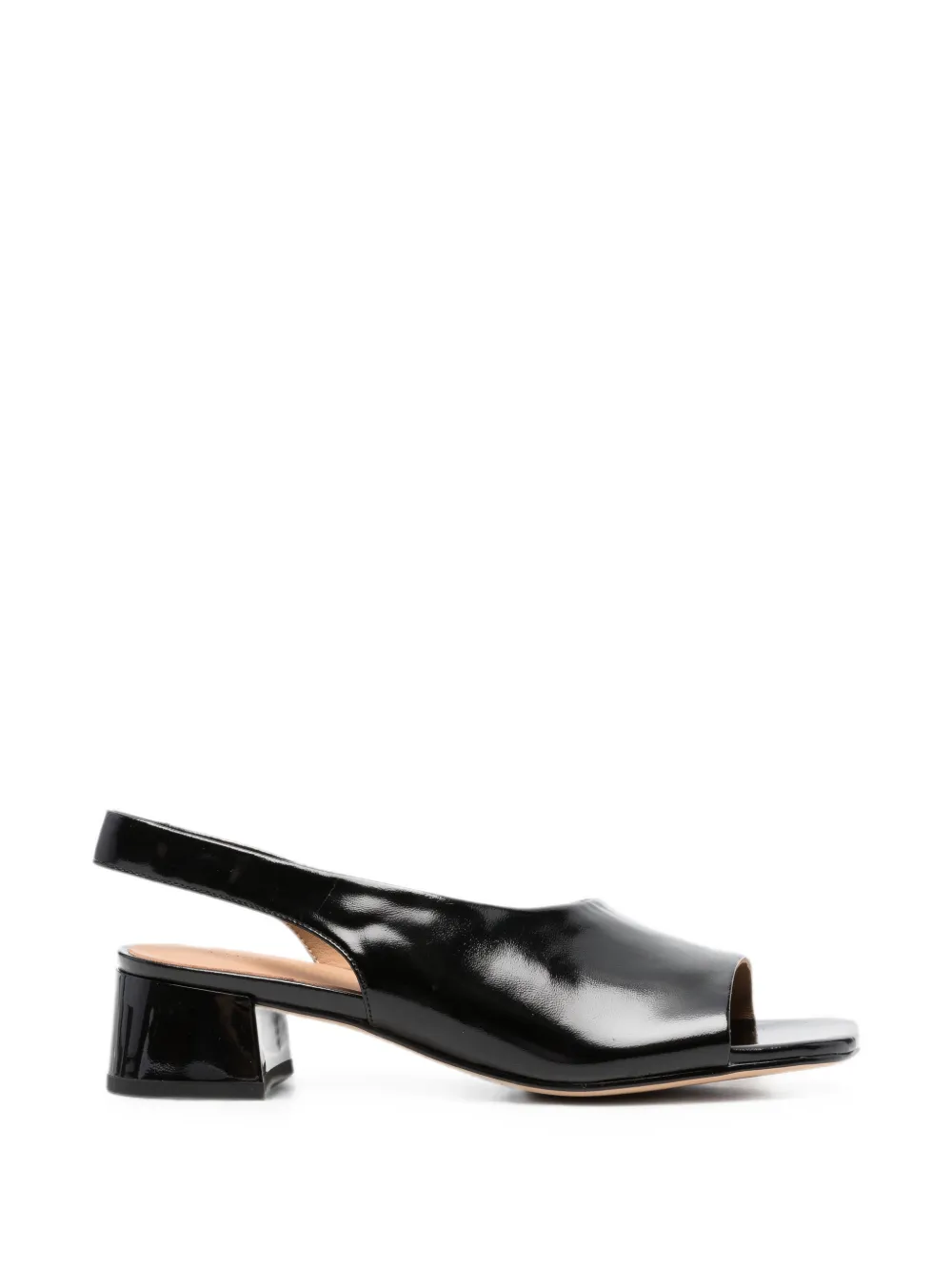 LINDA BAUMANN slingback block-heel sandals