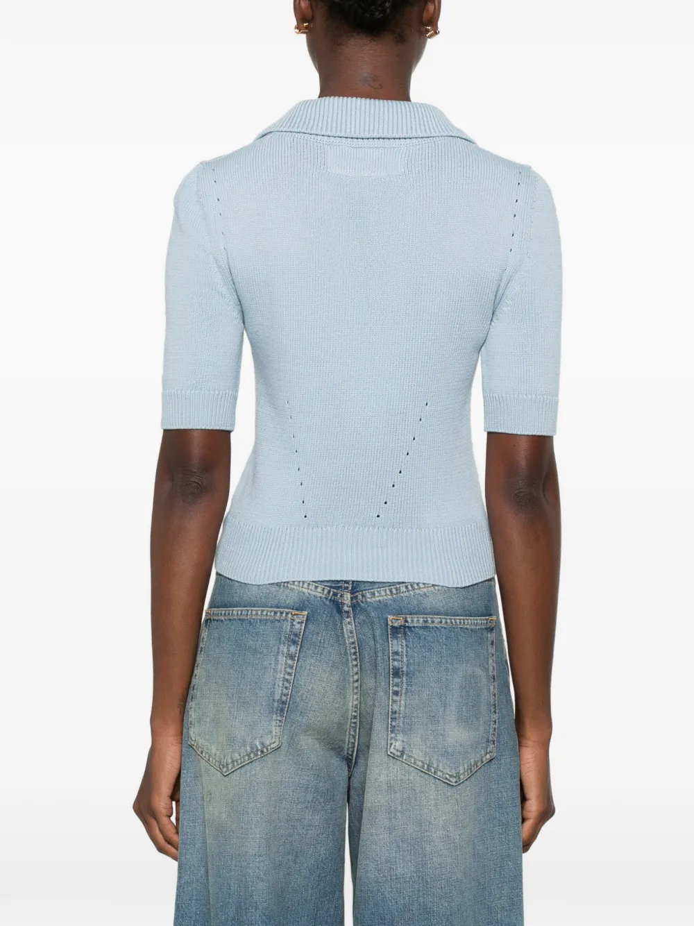 Ermanno Scervino T-shirt met korte mouwen Blauw