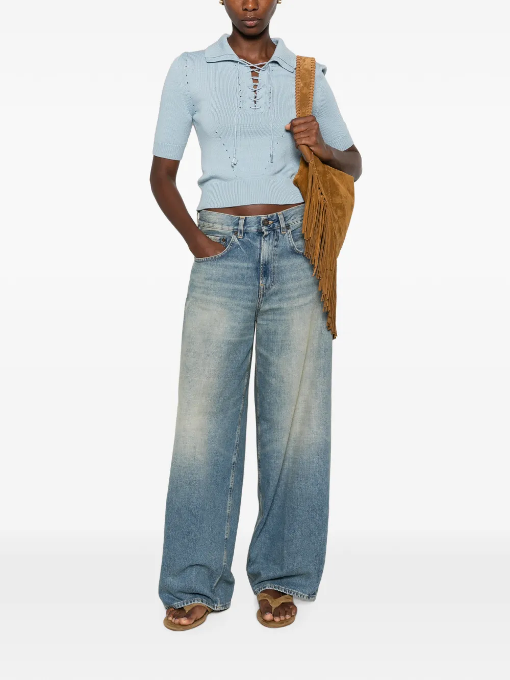Ermanno Scervino T-shirt met korte mouwen Blauw