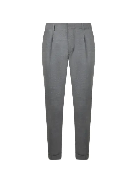 Moorer slim-fit pleated trousers