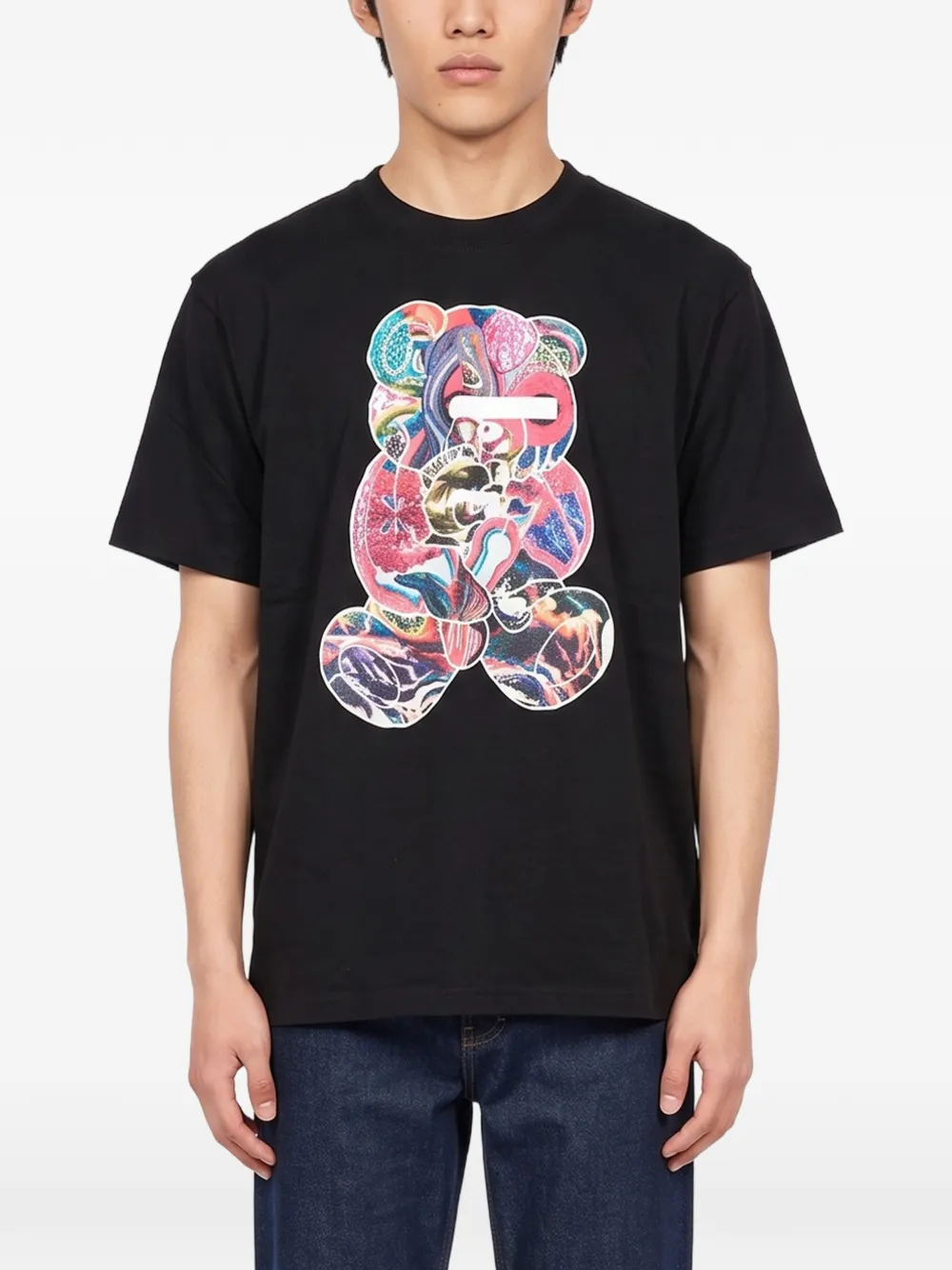 Undercover bear-print T-shirt Zwart