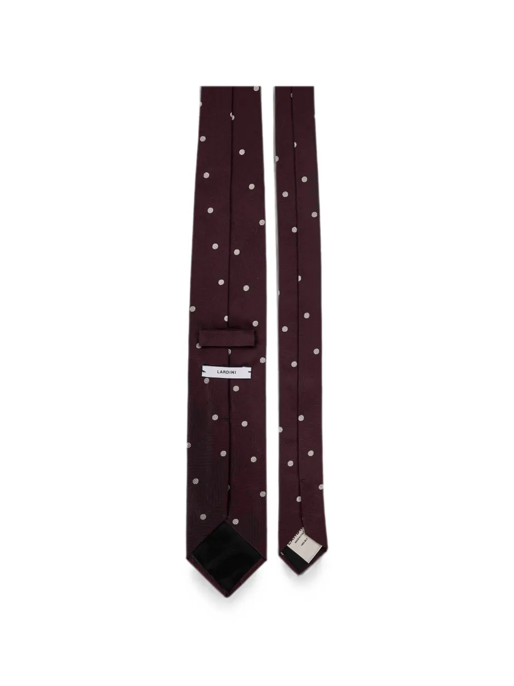Lardini Stropdas met stippen Rood