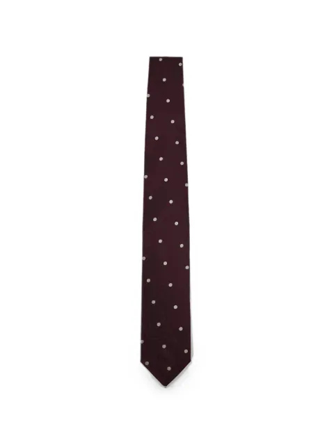 Lardini polka-dot silk tie