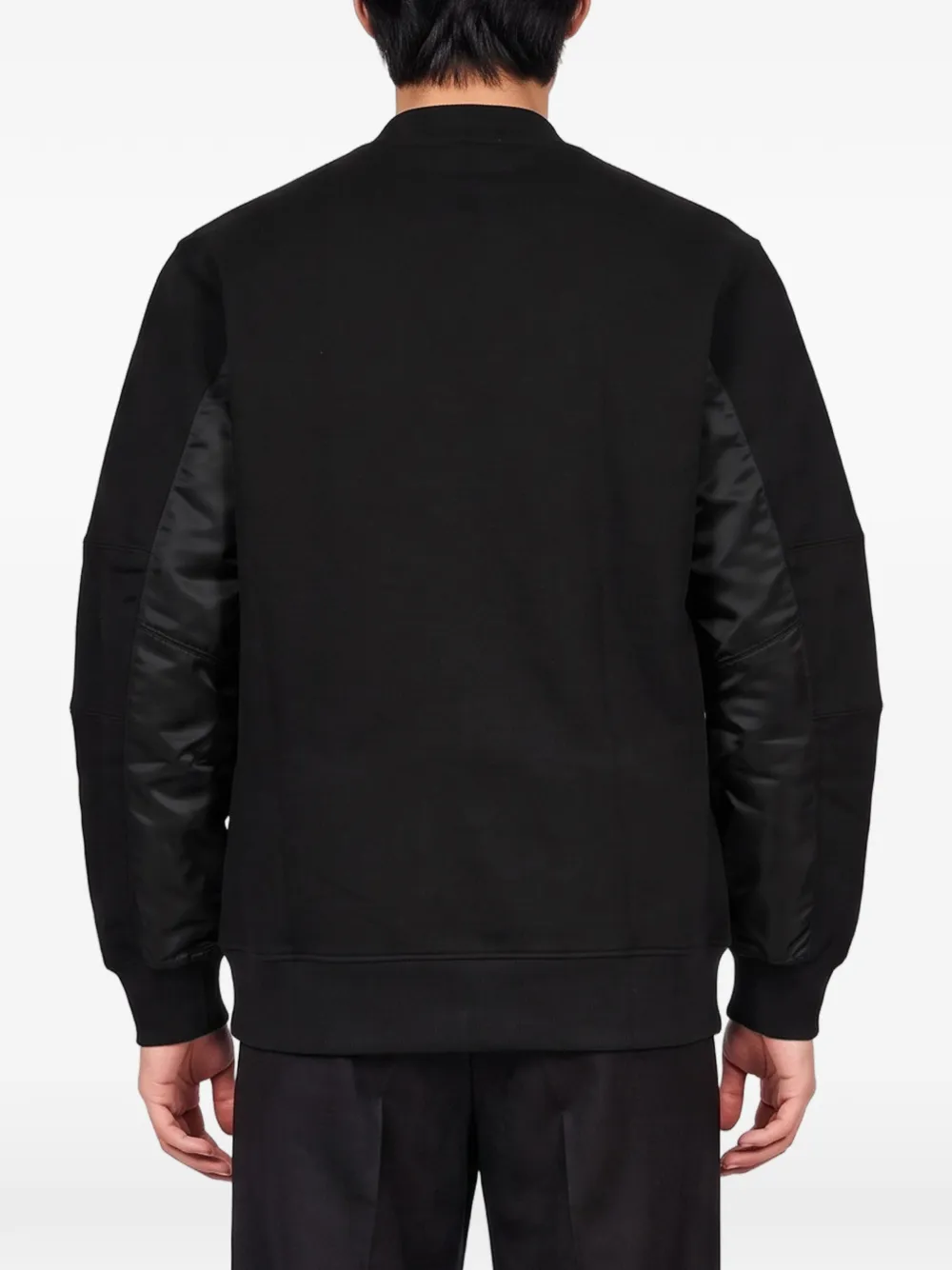 Undercover heart-patch panelled sweatshirt Zwart