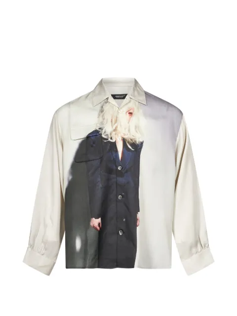 Undercover graphic-print button-up shirt