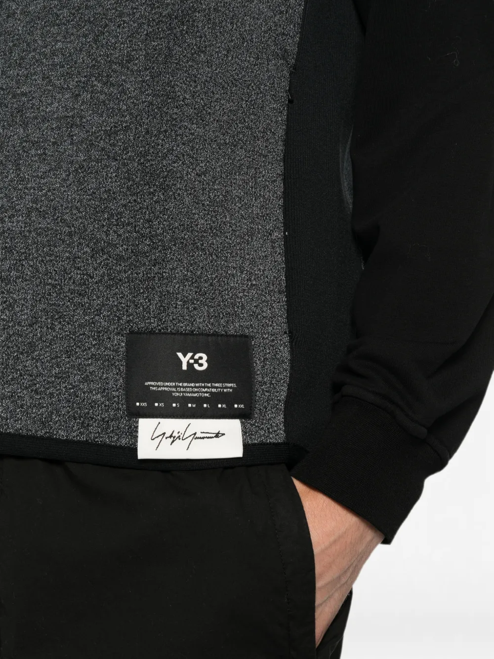 Y-3 Bodywarmer met doodskop-print en rits Zwart