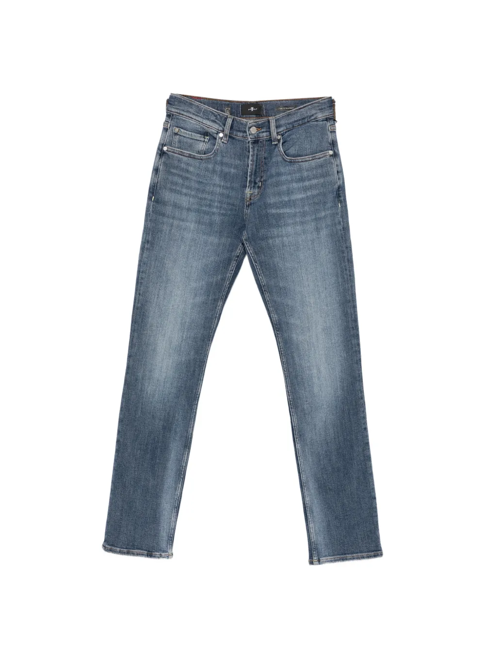 7 For All Mankind Jeans The Straight 32" con effetto sfumato - Blu