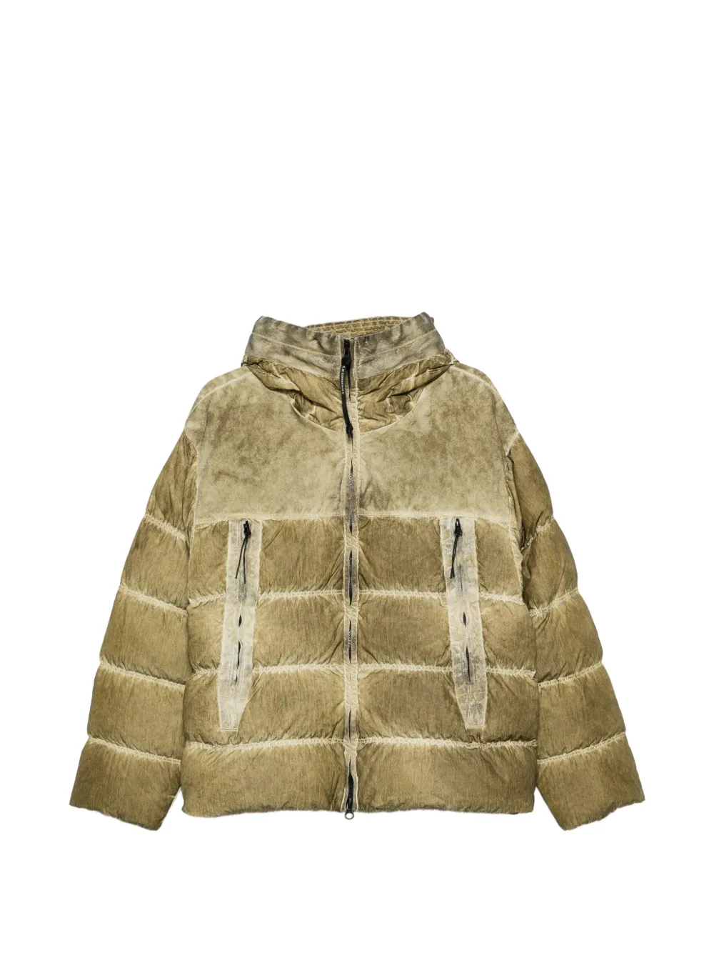 C.P. Company Goggle hooded padded jacket | Green | Image 1