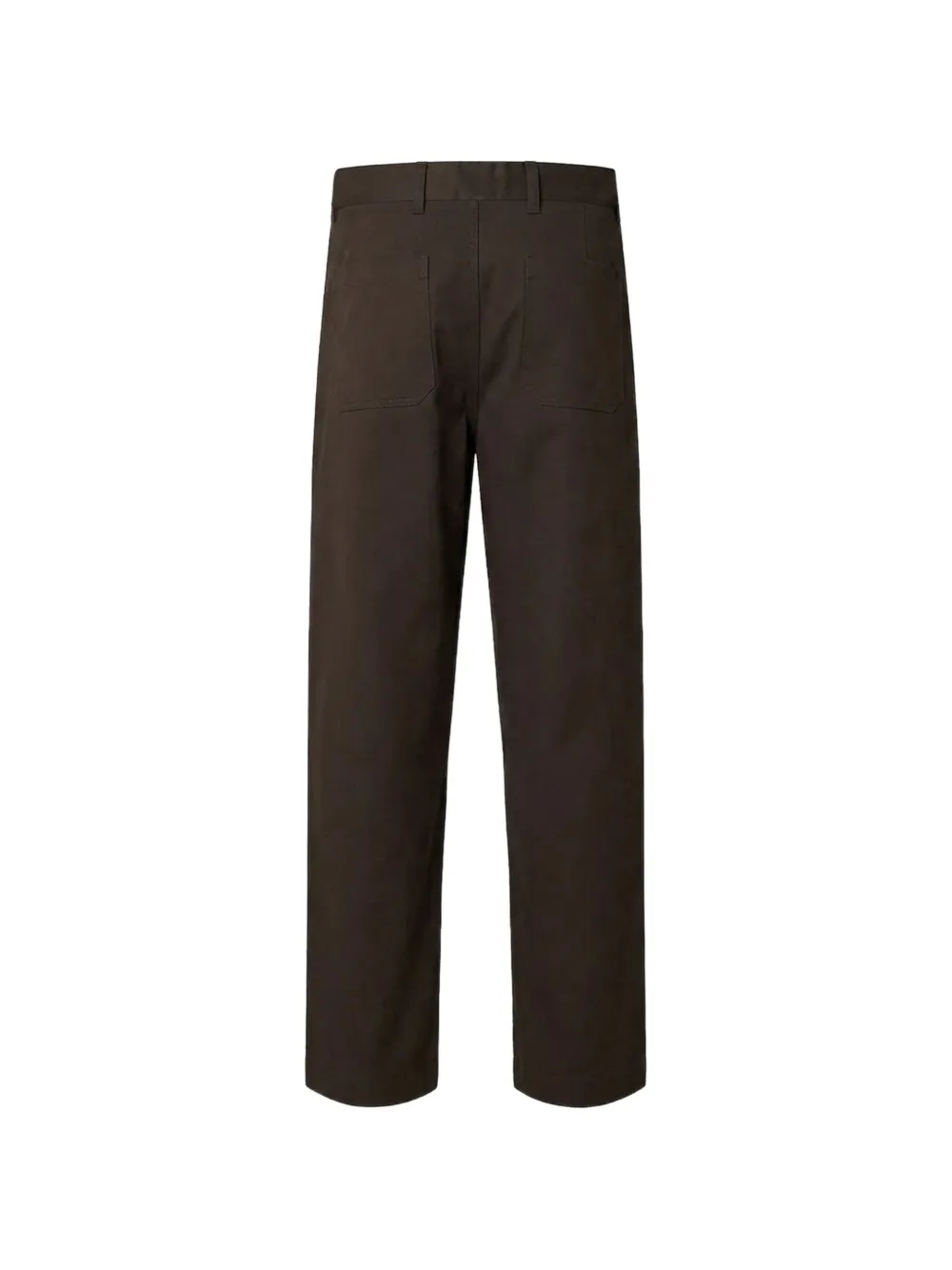 SELECTED Broek met wijde pijpen Bruin