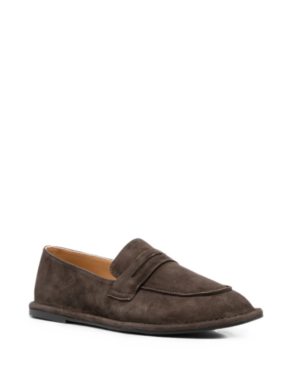 LINDA BAUMANN suede penny loafers Bruin