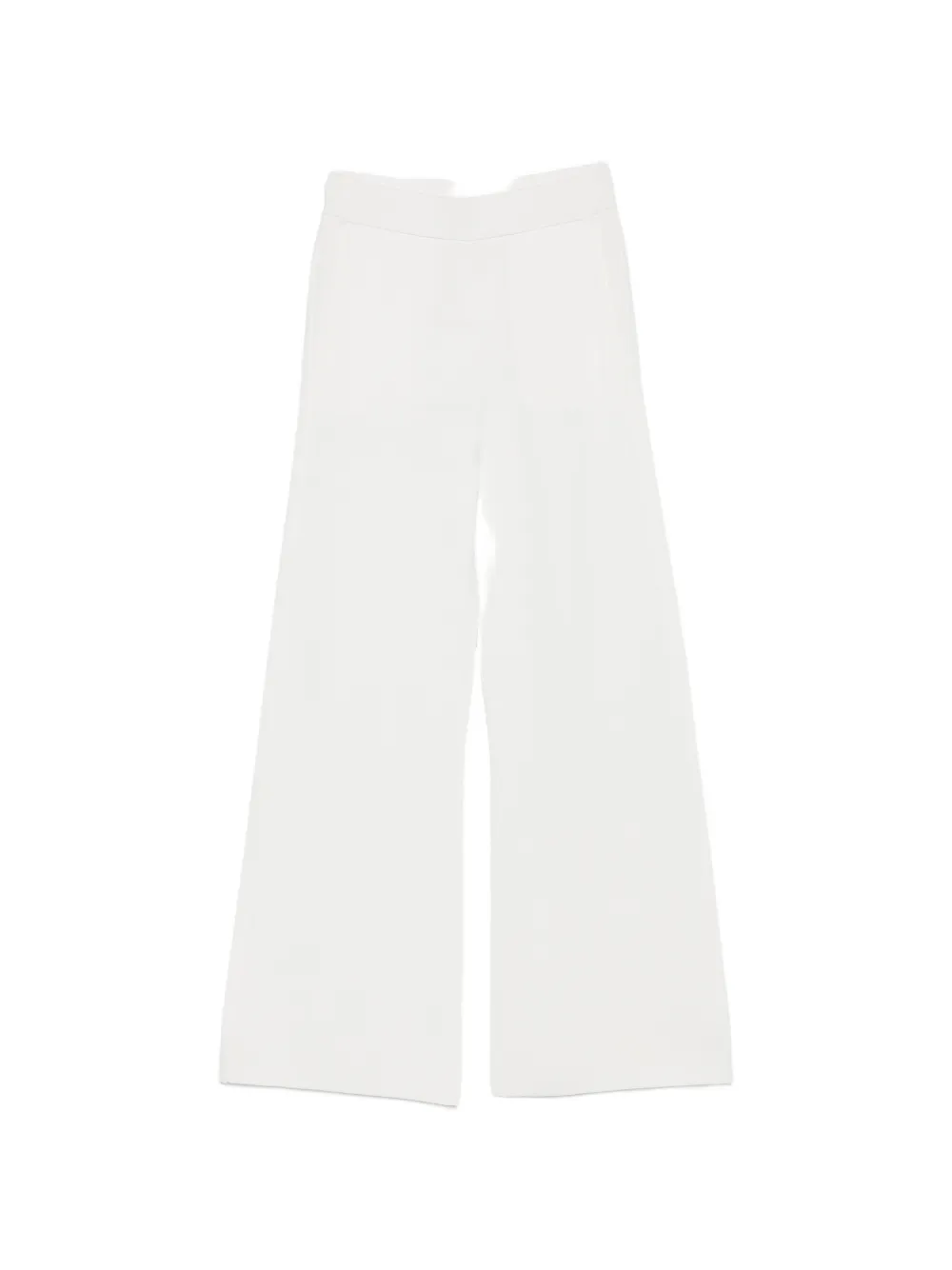 Max Mara wide-leg track pants - Bianco