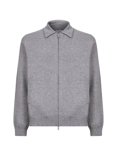 Lardini zip-up shirt-collar jacket