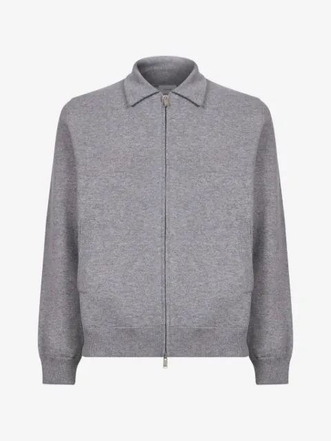Lardini zip-up shirt-collar jacket