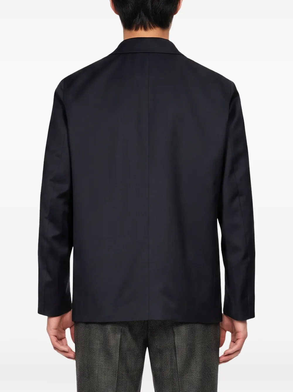 Lardini Stone shirtjack met opgestikte zak Zwart