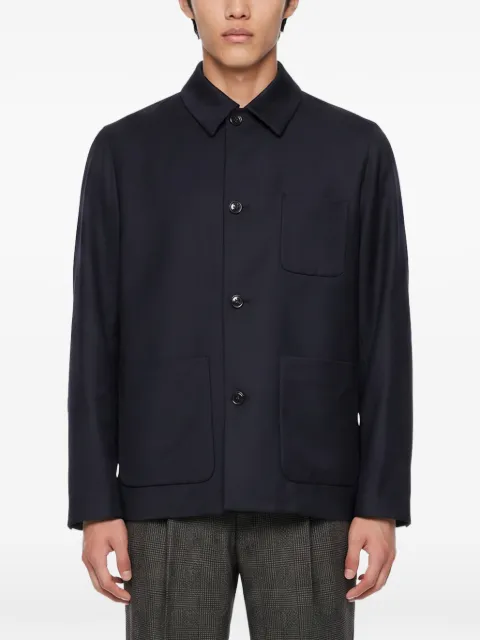 Lardini Stone patch-pocket shirt jacket