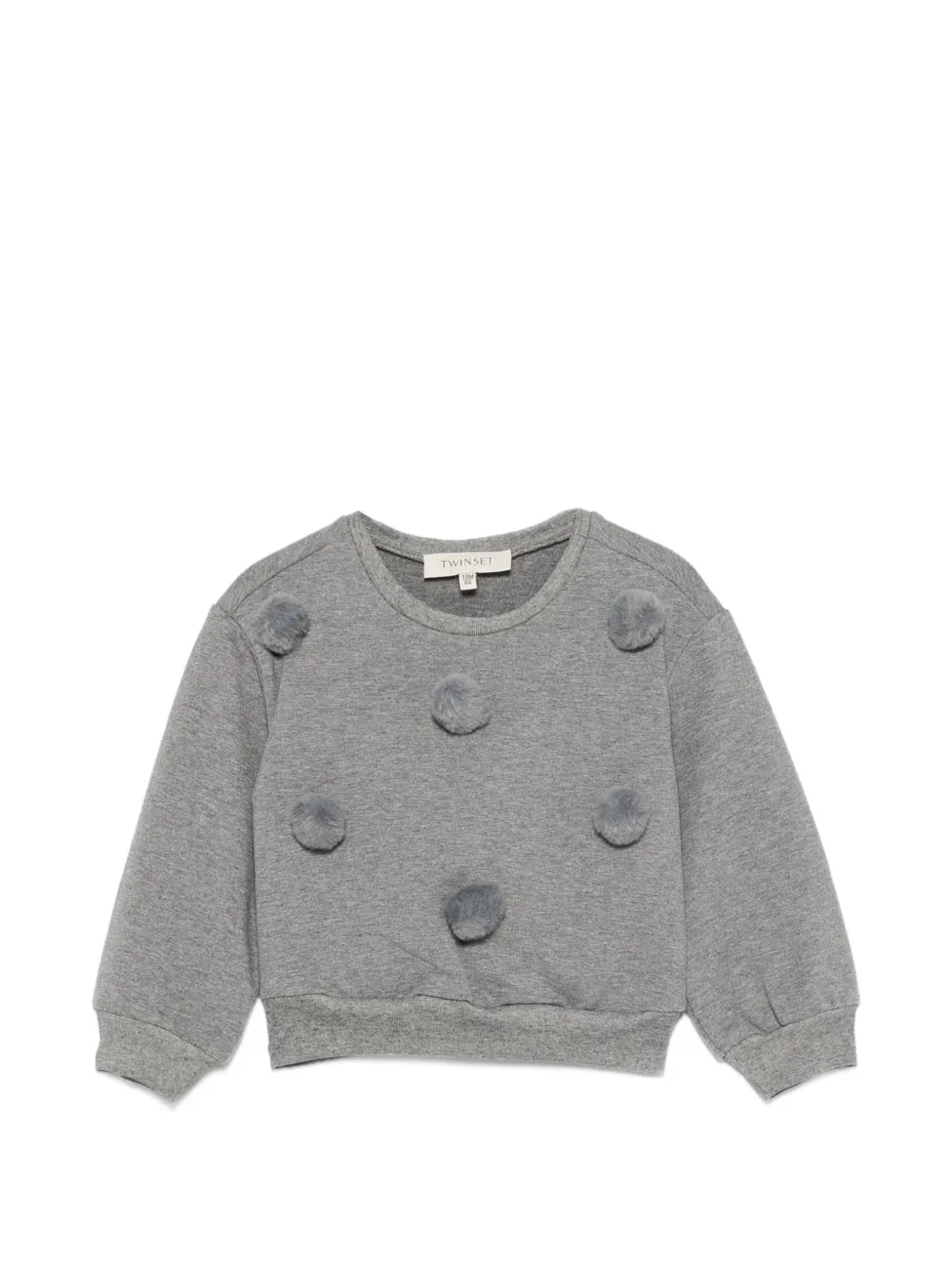 TWINSET Kids crew-neck sweater - Grigio