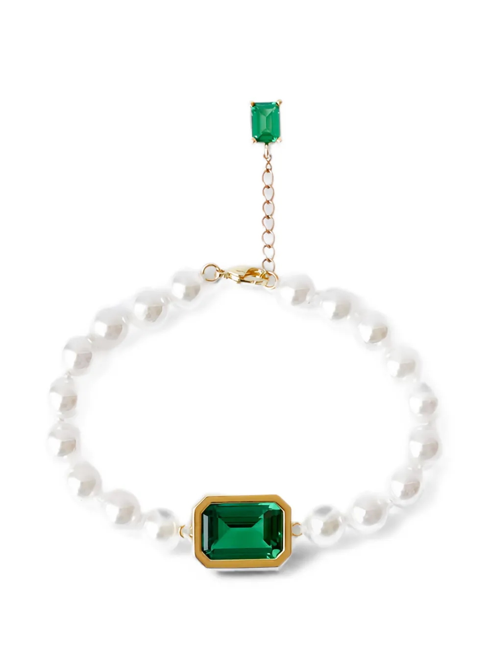 Izabel Display Mega pearl-embellished bracelet - Oro